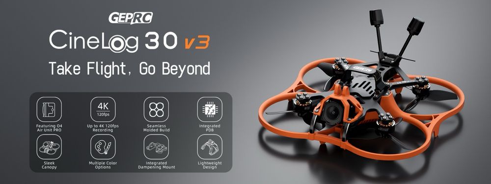 FPV дрон комплект GEPRC cinelog30 v3 DJI O4pro
