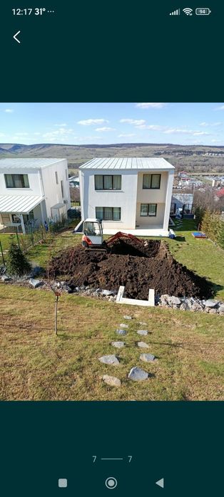 Închiriez mini excavator miniexcavator buldoexcavator