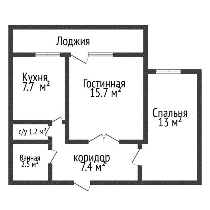 Продажа 2-комнатной квартиры