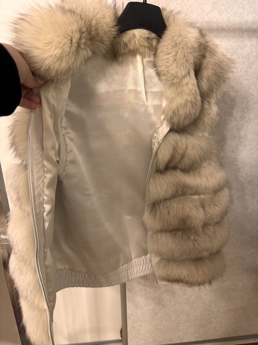 Vesta blana naturala . Marimea S