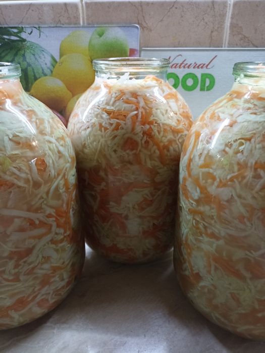 Капуста квашеная домашняя