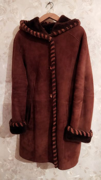 Дублёнка 100% овчинка р 48-52