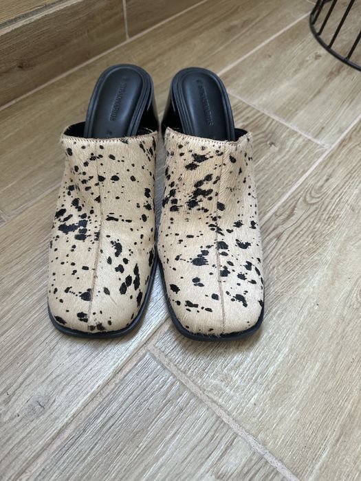 Saboți Stradivarius piele mărimea 38