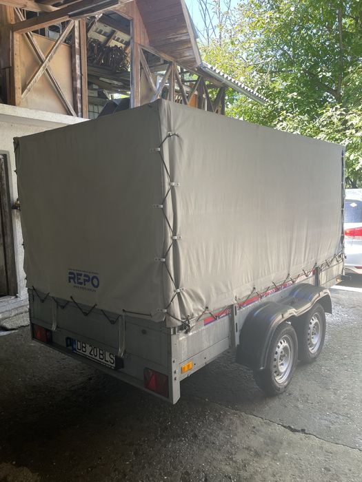 Remorca doua axe 750kg