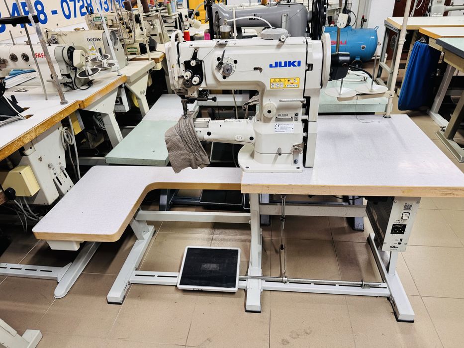 Masina de cusut triplu tr Juki LS 1342 cu brat gros grafiar mare