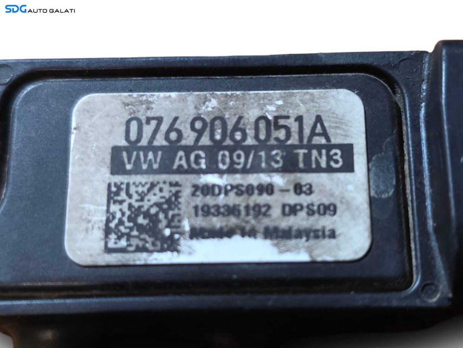 Senzor Temperatura Gaze Filtru Particule Seat Altea 1.4 1.9 TDI 2006 - 2015 Cod 076906051A [D0483]