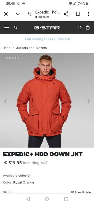 Geaca Gstar raw XS Nou original iarna