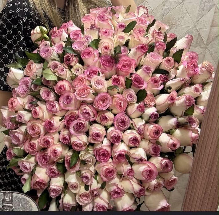 Голландские розы 101шт