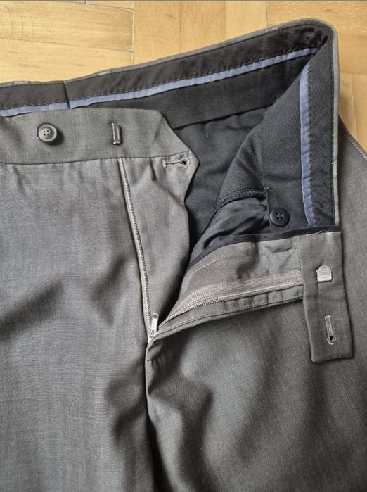 Costum de lux Joop!, Lână Super 120, Croială Modernă, Gri/Maro - 50