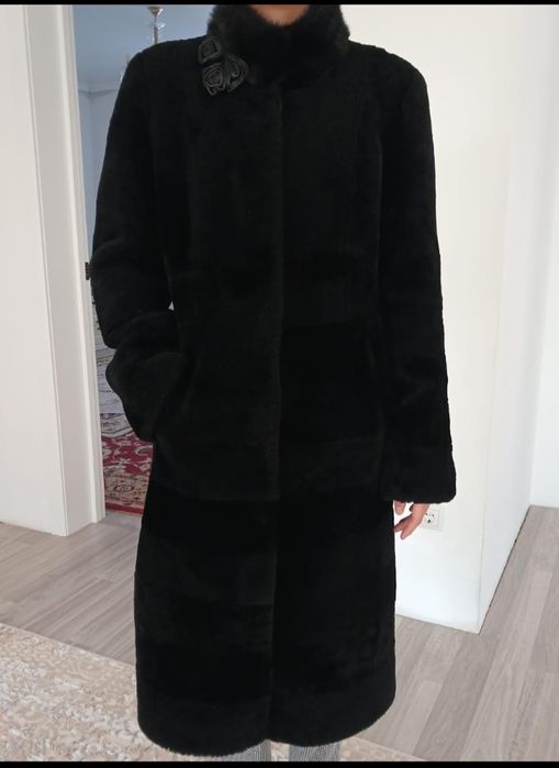 Шуба мутон теплая