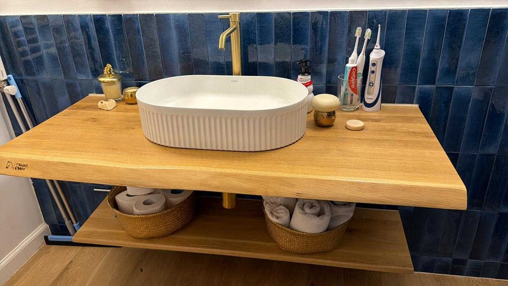 Blat lemn masiv (stejar, masa, bucătărie, baie, bar)