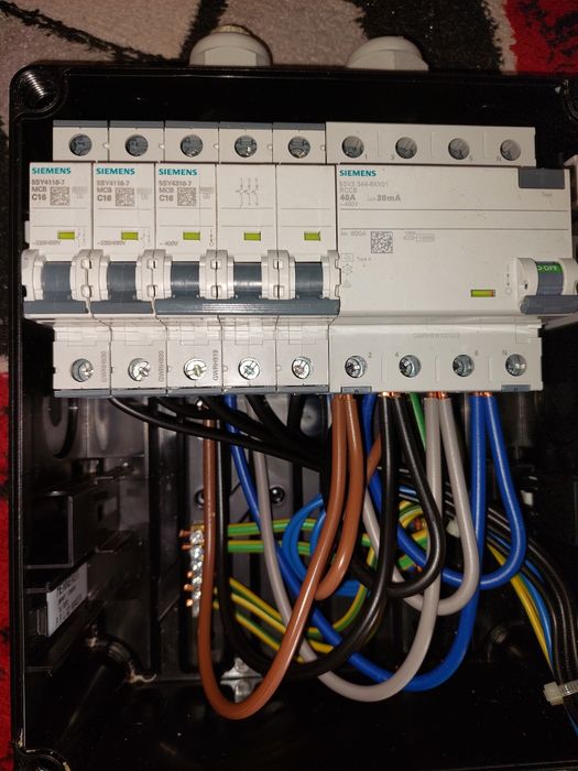 Tablou electric Mennekes industrial cu sigurante și prize incluse