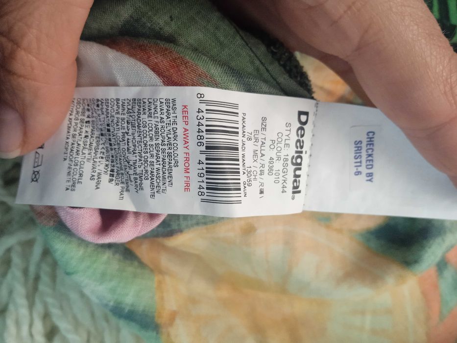 НОВА детска рокля Desigual -размер 7/8