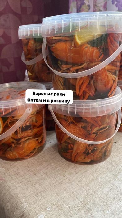 Вареные раки оптом и в розницу