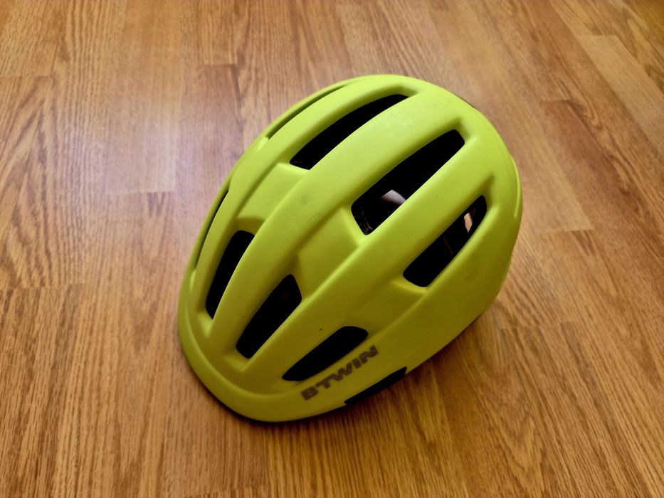 Casca manusi btwin bicicleta