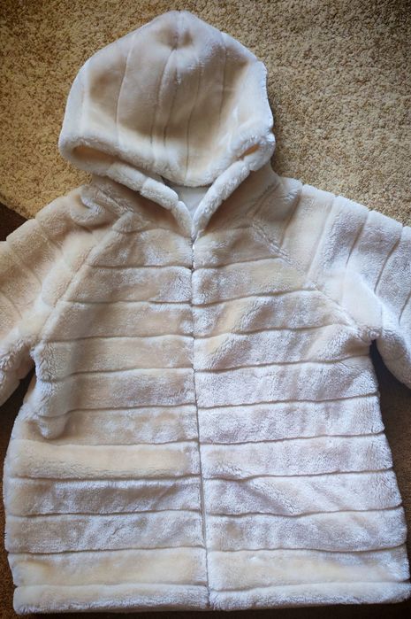 Geaca blană vârsta 11-12 ani purta o dată