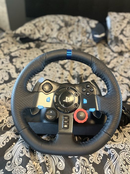 Волан Logitech G29 за PS5/PS4/PC – Пълен комплект, без следи от употреба