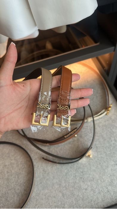 Curea piele naturala ysl