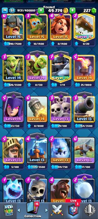 Акаунт клеш рояль