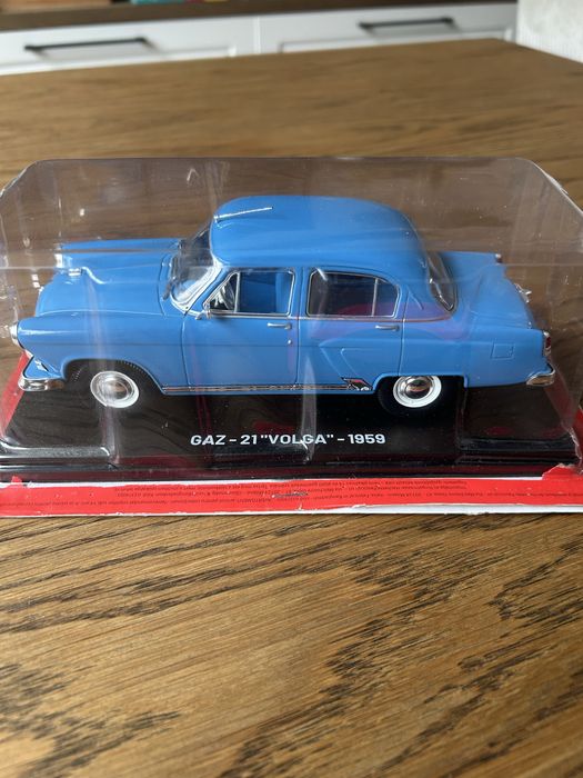 Метална Волга ГАЗ-21 (1959) – 1:24 – Hachette – Чисто нова
