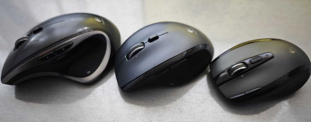 Mouse-uri Logitech + receiver Unifying + baterii/acumulator