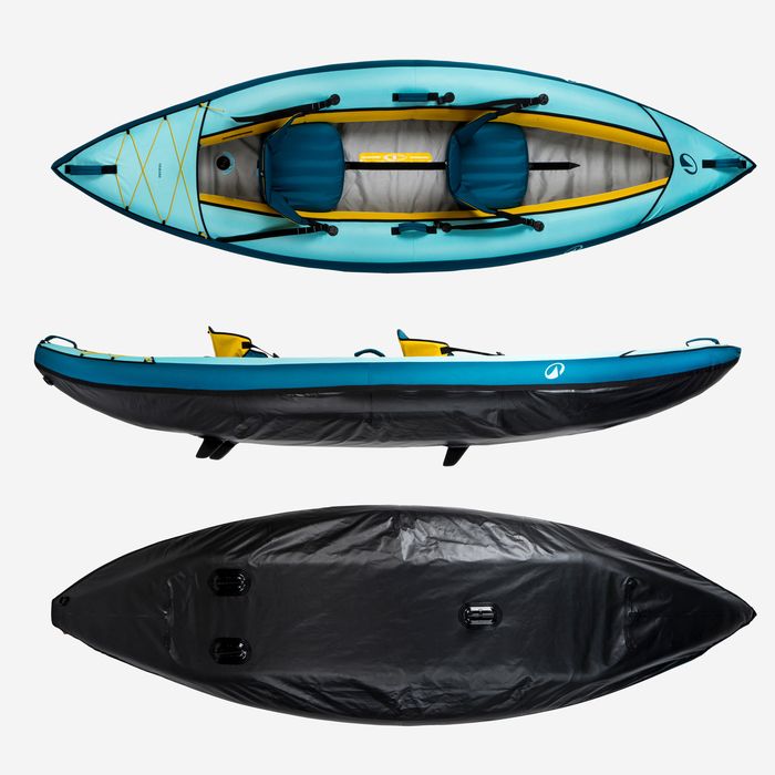 Set caiac-canoe 100 Essential 1/2 locuri - produs resigilat Decathlon