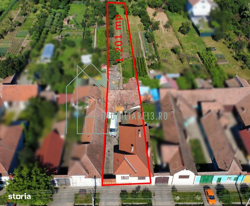 Casa cu gradina de vanzare 1.201 mp teren, 5 min de centrul orasului