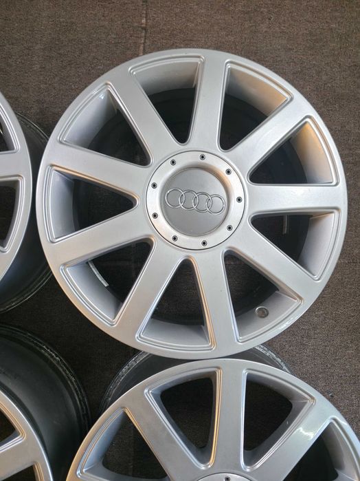 4 Jante Aliaj 5x112 17'' OEM AUDI A3 A4 A6 Q2 Q3 - 8J ET 49 - CA NOI ( Vopsea NOUA )
