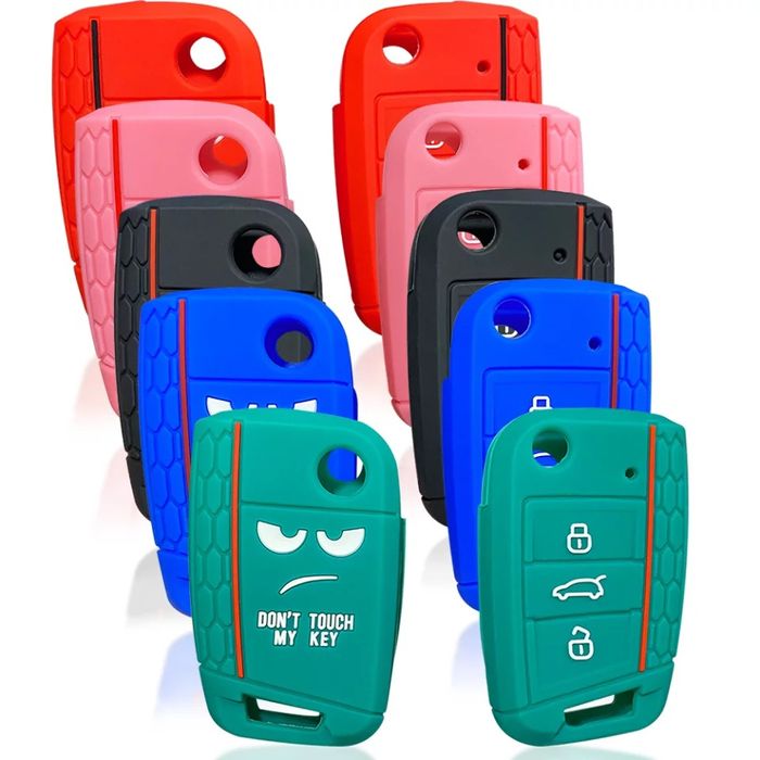 ПРОМО!! Силиконов кейс / калъф за ключ Сеат, Шкода, Фолксваген