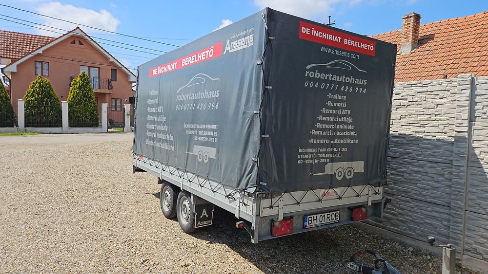 De inchiriat trailer de 8,5 metri, 4 metri,5 metri,6 metri , 6,5 metri