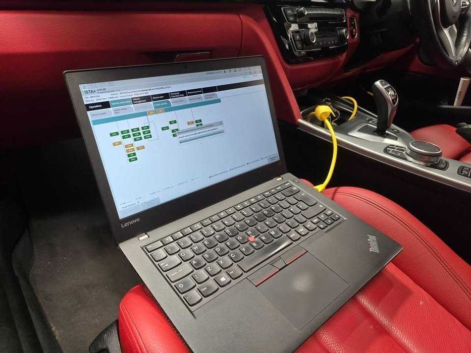 Laptop diagnoza auto Odis vag+ Ista Bmw+ Xentry Mercedes