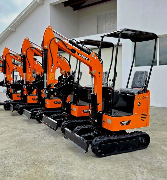 Excavator Lubeck W100 NOU- motor Diesel- Plata in rate/Leasing