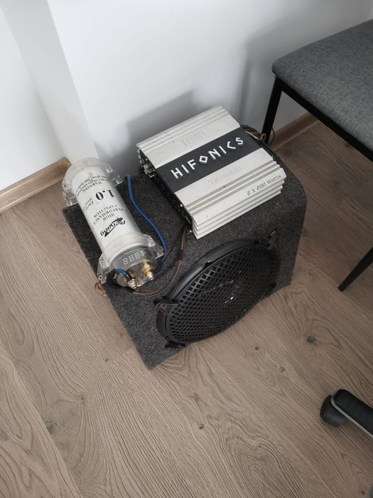 Vânt subwoofer pioneer + Casetofon   pioneer cu usb