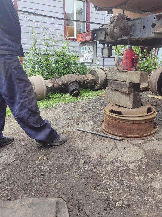 Мост  RABA  на клиньях