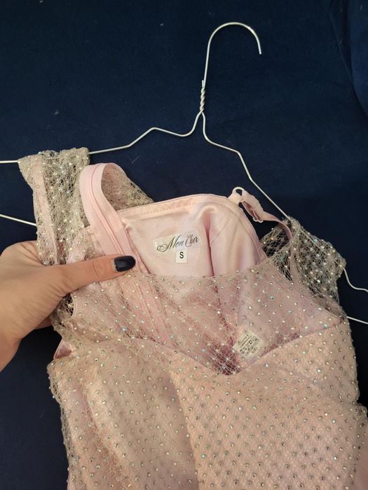 Официална рокля с камъни сваровски размер S