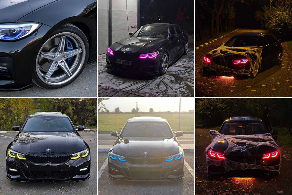 BMW 330e G20 INDIVIDUAL (piele albastra) 420cp FULL cu GESTURE CONTROL