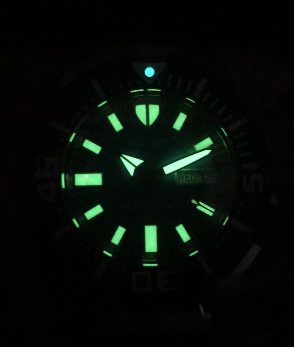 Ceas automatic Seiko Monster Mod Prospex Diver bratara metalica