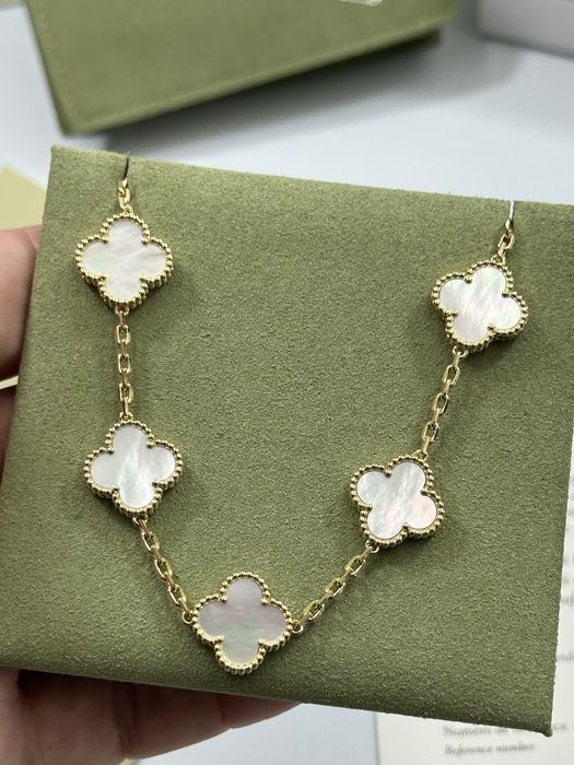 Brățară Van Cleef & Arpels 5 motifs Gold 750 White Pearl