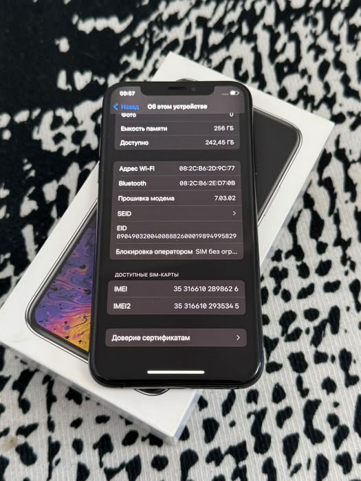 Iphone XS 256 g  76% акб