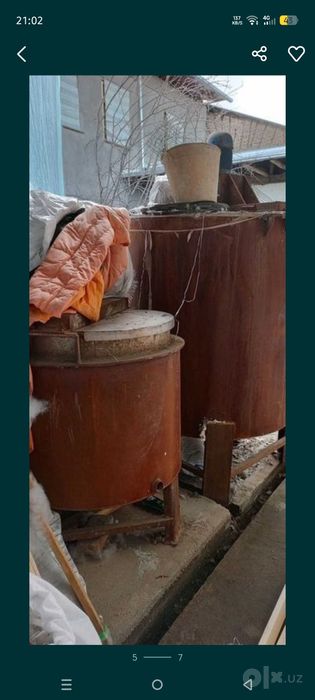 Бочка мешалка sovun va mator moyi ishlab chiqarish uchun bochka