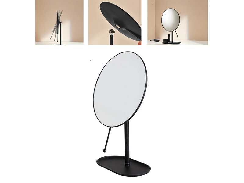 НОВИ! Козметично увеличително огледало със стойка за аксесоари