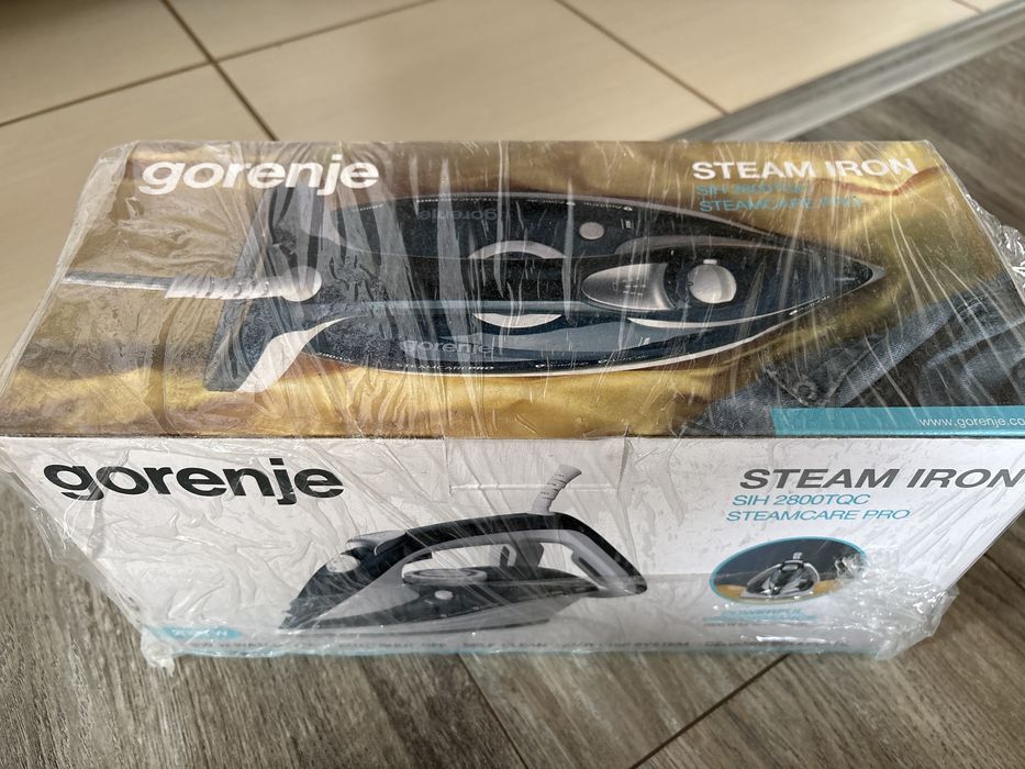 Ютия GORENJE SIH2800TQC, 2800W, 100g/min, 350ml, Керамична гладеща плоча, Синьо-бяла