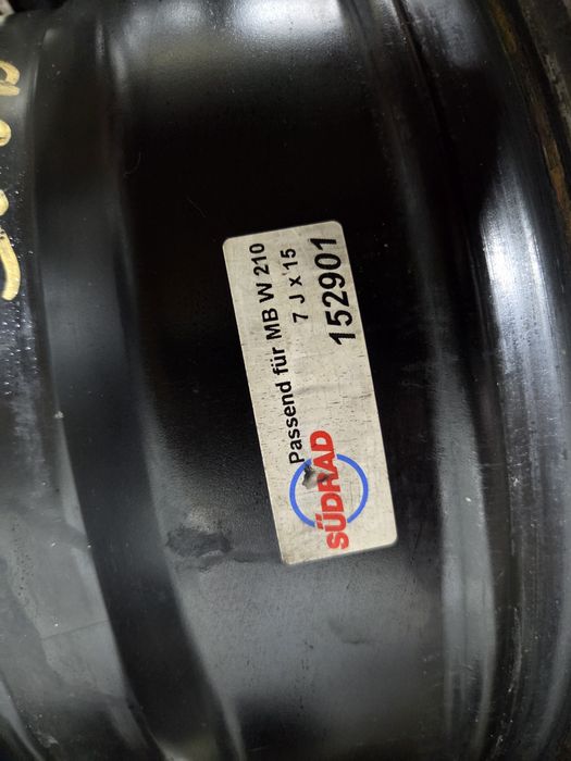 Диски Мерседес оригинал R15 7J ET37