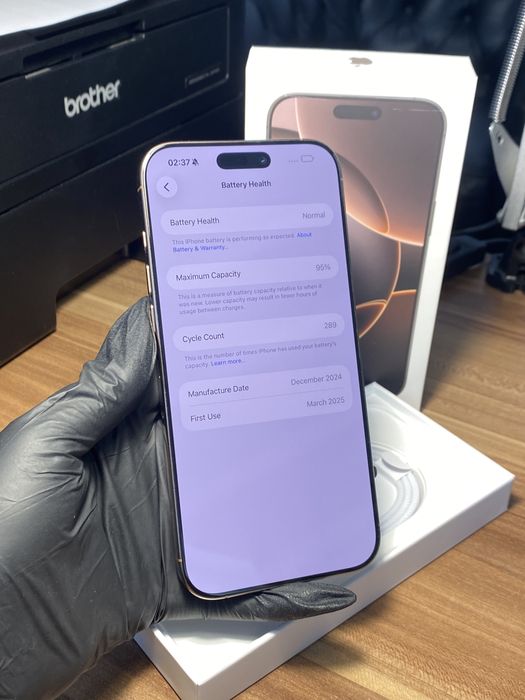 iPhone 16 Pro Max • 256 GB • Desert Titanium / Cod produs: 3911