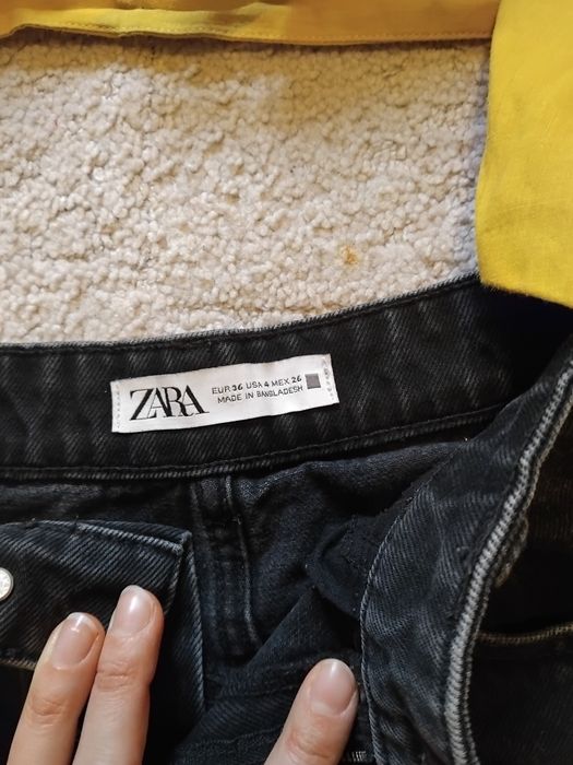 Сет ленена риза и дънкови панталонки ZARA