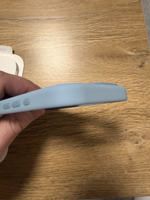 Husa originala Apple iPhone 15 Pro Silicon Case Light Blue – MagSafe