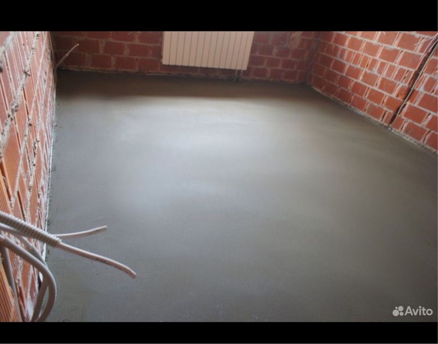 Стяжка пола,полусухая стяжка