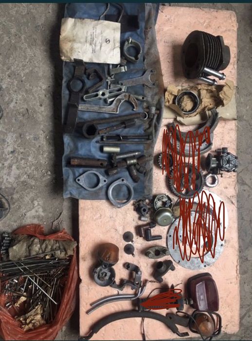 Продам мотозапчасти урал