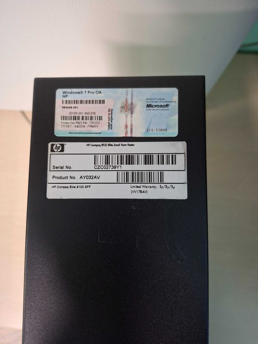 Компютър HP Compaq Elite 8100 SFF