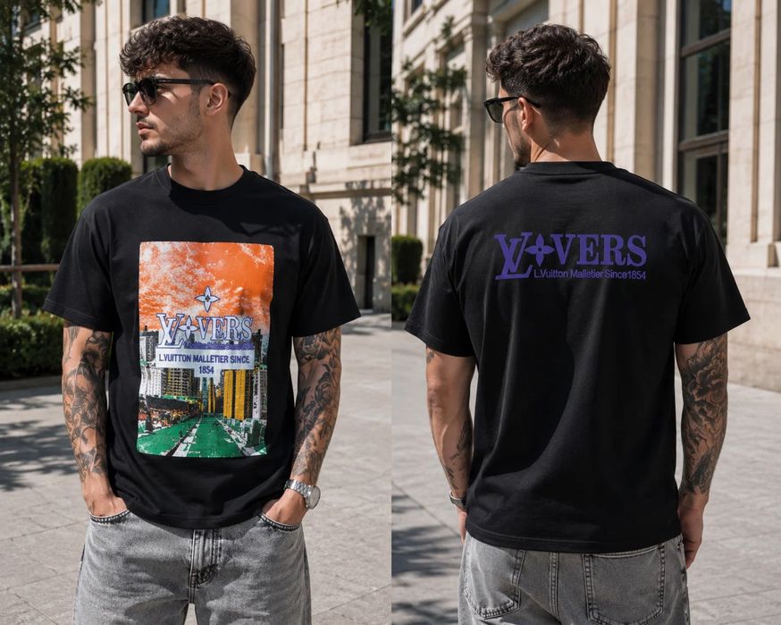 Tricou Louis Vuitton - Black